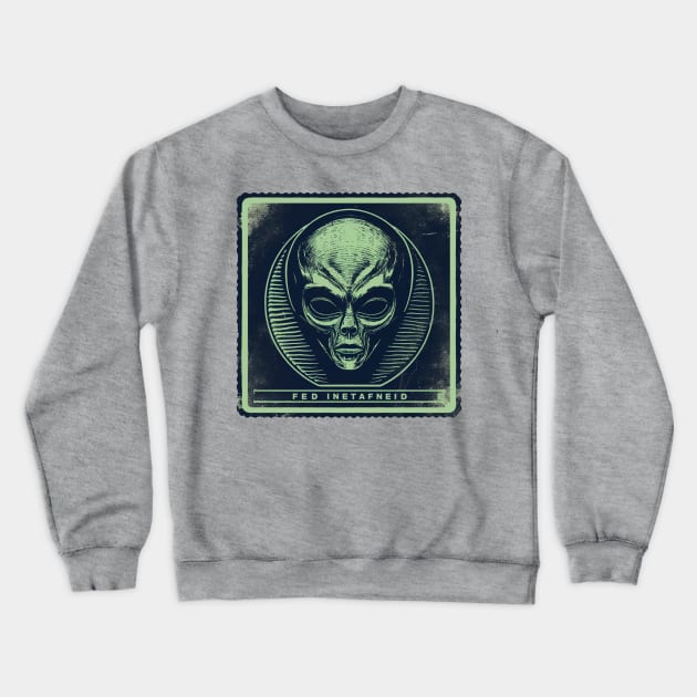 Alien Crewneck Sweatshirt by Flowerandteenager